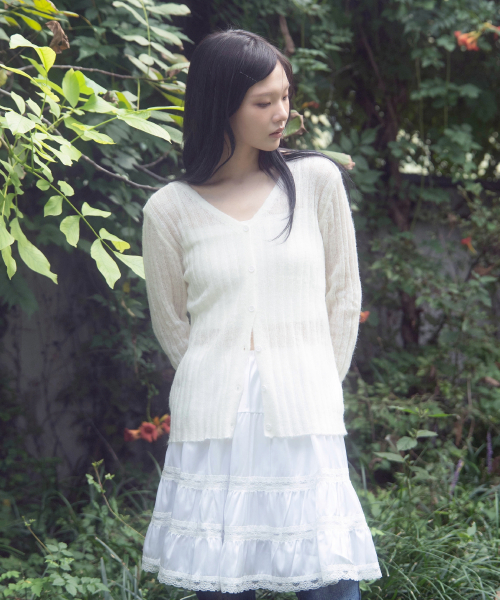 FDR(エフディーアール)の「Chloe Reverse Cardigan Knit_Ivory(カーディガン/ボレロ・レディース・その他・FREE)」の3枚目の写真