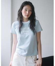 LLF NECK S/S TEE(SKY BLUE)