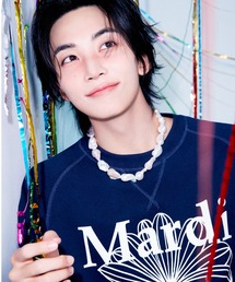 Mardi Mercredi（マルディメクルディ）の「【JEONGHAN着用】【UNISEX】SWEATSHIRT RAGLAN LA FLEUR   ユニセックス スウェットシャツ ラグラン ラ フルール（スウェット）」