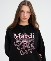 Mardi Mercredi（マルディメクルディ）の「【JEONGHAN着用】【UNISEX】SWEATSHIRT RAGLAN LA FLEUR   ユニセックス スウェットシャツ ラグラン ラ フルール（スウェット）」