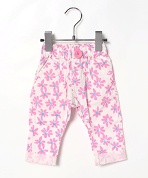 花柄ロールカプリパンツ