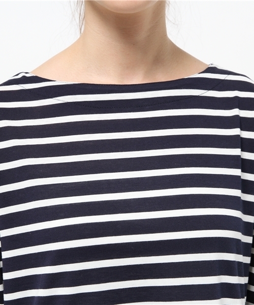 IRONY(アイロニー)の「ボーダーAラインワンピース(ワンピース・レディース・ネイビー/オレンジ・ONE SIZE)」の8枚目の写真