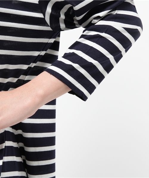 IRONY(アイロニー)の「ボーダーAラインワンピース(ワンピース・レディース・ネイビー/オレンジ・ONE SIZE)」の10枚目の写真