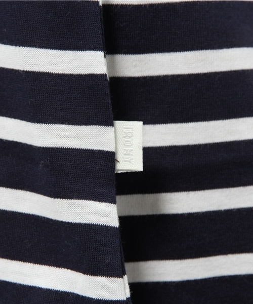 IRONY(アイロニー)の「ボーダーAラインワンピース(ワンピース・レディース・ネイビー/オレンジ・ONE SIZE)」の12枚目の写真