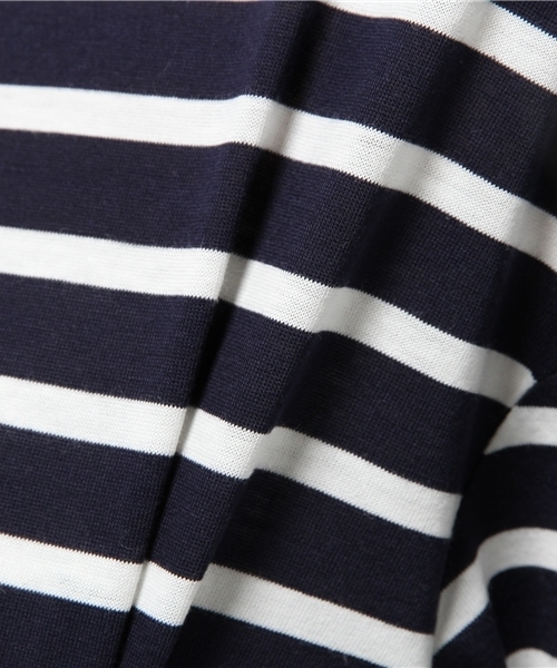 IRONY(アイロニー)の「ボーダーAラインワンピース(ワンピース・レディース・ネイビー/オレンジ・ONE SIZE)」の13枚目の写真