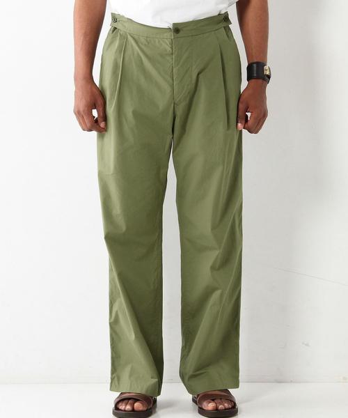 UNITED ARROWS（ユナイテッドアローズ）の「UAS コットン 1P ワイド◆（その他パンツ・メンズ・オリーブ・MEDIUM/SMALL/LARGE）」の3枚目の写真