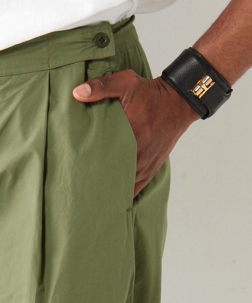 UNITED ARROWS（ユナイテッドアローズ）の「UAS コットン 1P ワイド◆（その他パンツ・メンズ・オリーブ・MEDIUM/SMALL/LARGE）」の9枚目の写真