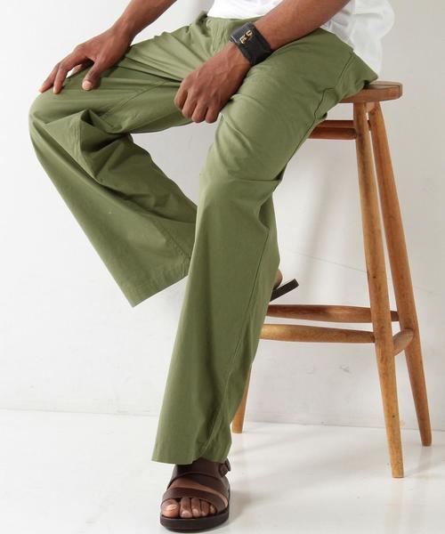 UNITED ARROWS（ユナイテッドアローズ）の「UAS コットン 1P ワイド◆（その他パンツ・メンズ・オリーブ・MEDIUM/SMALL/LARGE）」の6枚目の写真