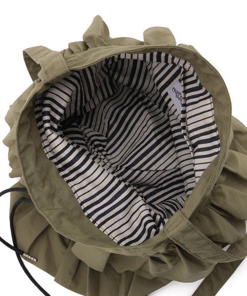 Casselini(キャセリーニ)の「【Casselini】フリルショルダーバッグ(ショルダーバッグ・レディース・ブラック/カーキ/ブラウン/ブラック系その他・FREE)」の8枚目の写真