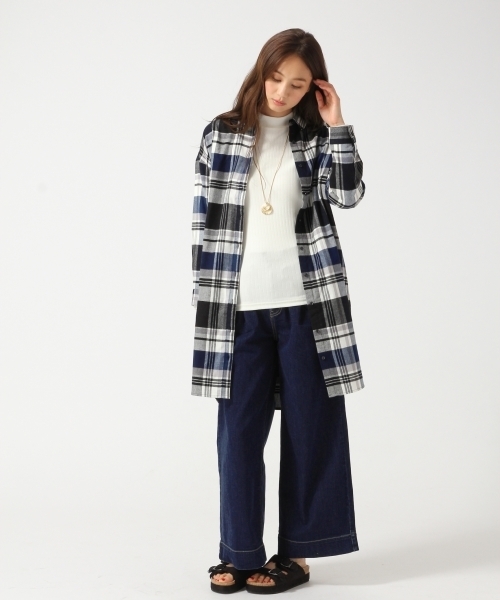 GLOBAL WORK（グローバルワーク）の「ソフトフランネルワンピース長袖/720816（ワンピース・レディース・ブルー系その他/グレー/ブラック/ピンク系その他/イエロー系その他/レッド/ホワイト・LARGE/MEDIUM）」の21枚目の写真