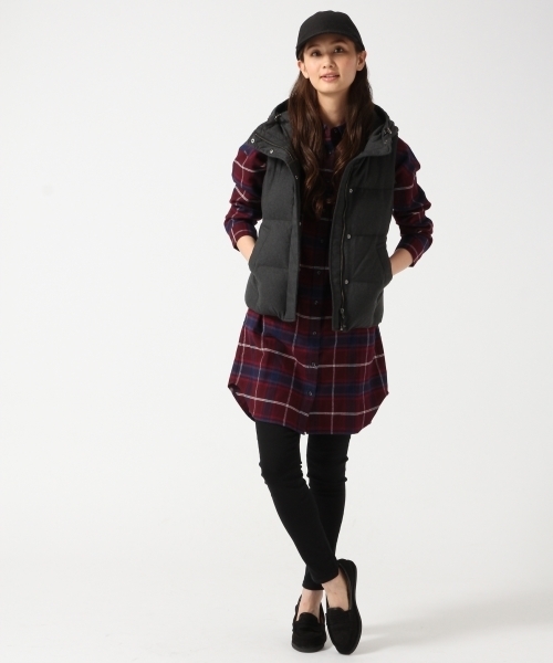 GLOBAL WORK（グローバルワーク）の「ソフトフランネルワンピース長袖/720816（ワンピース・レディース・ブルー系その他/グレー/ブラック/ピンク系その他/イエロー系その他/レッド/ホワイト・LARGE/MEDIUM）」の22枚目の写真