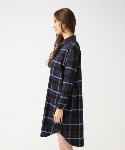 GLOBAL WORK（グローバルワーク）の「ソフトフランネルワンピース長袖/720816（ワンピース・レディース・ブルー系その他/グレー/ブラック/ピンク系その他/イエロー系その他/レッド/ホワイト・LARGE/MEDIUM）」の13枚目の写真