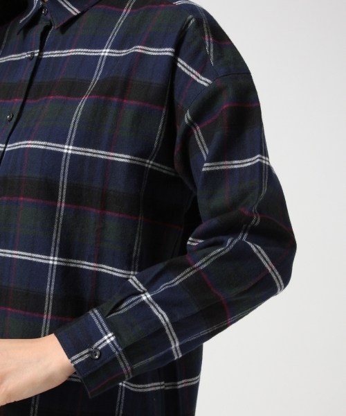 GLOBAL WORK（グローバルワーク）の「ソフトフランネルワンピース長袖/720816（ワンピース・レディース・ブルー系その他/グレー/ブラック/ピンク系その他/イエロー系その他/レッド/ホワイト・LARGE/MEDIUM）」の17枚目の写真