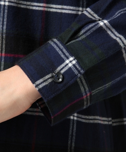 GLOBAL WORK（グローバルワーク）の「ソフトフランネルワンピース長袖/720816（ワンピース・レディース・ブルー系その他/グレー/ブラック/ピンク系その他/イエロー系その他/レッド/ホワイト・LARGE/MEDIUM）」の18枚目の写真