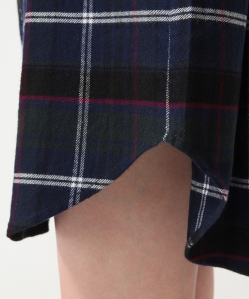 GLOBAL WORK（グローバルワーク）の「ソフトフランネルワンピース長袖/720816（ワンピース・レディース・ブルー系その他/グレー/ブラック/ピンク系その他/イエロー系その他/レッド/ホワイト・LARGE/MEDIUM）」の9枚目の写真