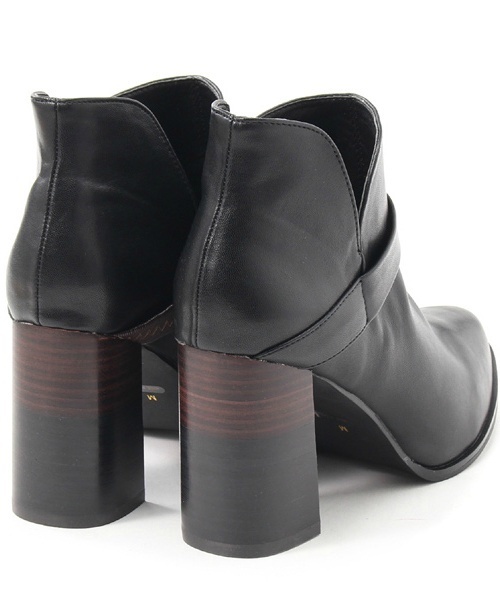 laboratory work(ラボラトリーワーク)の「ツートンヒールショートブーツ(ブーティ・レディース・ライトブラウン/ブラック・MEDIUM/LARGE)」の9枚目の写真