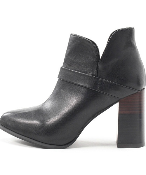 laboratory work(ラボラトリーワーク)の「ツートンヒールショートブーツ(ブーティ・レディース・ライトブラウン/ブラック・MEDIUM/LARGE)」の10枚目の写真