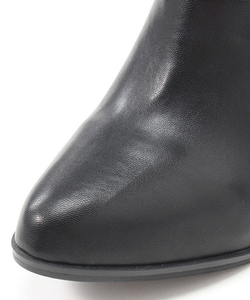 laboratory work(ラボラトリーワーク)の「ツートンヒールショートブーツ(ブーティ・レディース・ライトブラウン/ブラック・MEDIUM/LARGE)」の12枚目の写真