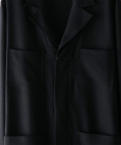 Steven Alan（スティーブンアラン）の「＜UNITED STUDIO ARCHIVE×Steven Alan＞ CODURA/W SHOPCT/ｺｰﾄ ◆（ステンカラーコート・メンズ・ネイビー・MEDIUM/LARGE）」の7枚目の写真