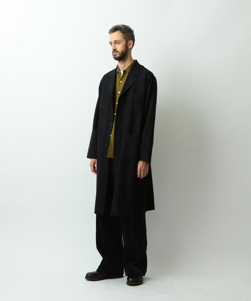 Steven Alan（スティーブンアラン）の「＜UNITED STUDIO ARCHIVE×Steven Alan＞ CODURA/W SHOPCT/ｺｰﾄ ◆（ステンカラーコート・メンズ・ネイビー・MEDIUM/LARGE）」の2枚目の写真