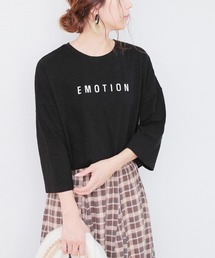 ゆったりシルエット ロゴＴシャツ -EMOTION-