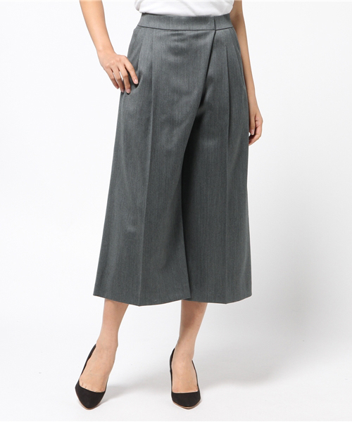 FIGARO Paris（フィガロパリ）の「前アシメワイドパンツ◆（その他パンツ・レディース・ブラック/チャコールグレー・36/38）」の9枚目の写真