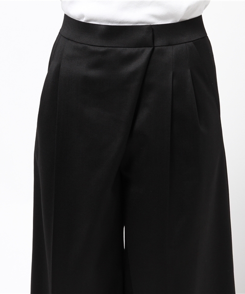 FIGARO Paris（フィガロパリ）の「前アシメワイドパンツ◆（その他パンツ・レディース・ブラック/チャコールグレー・36/38）」の10枚目の写真
