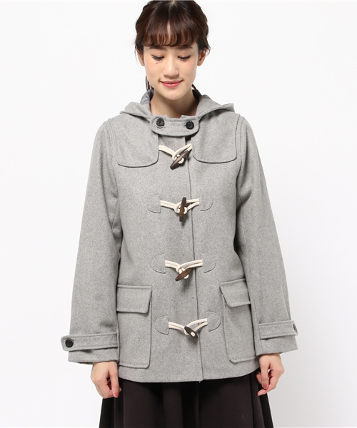 Denime(ドゥニーム)の「メルトンダッフルコート(ダッフルコート・レディース・グレー/ダークグリーン/ネイビー・FREE)」の6枚目の写真