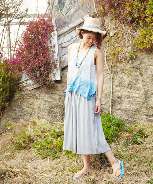 チャイハネ（チャイハネ）の「【チャイハネ】フリンジラフィアハット（ハット・レディース・ナチュラル/ブラウン・FREE）」の14枚目の写真