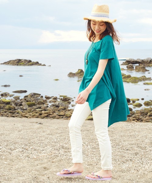 チャイハネ（チャイハネ）の「【チャイハネ】フリンジラフィアハット（ハット・レディース・ナチュラル/ブラウン・FREE）」の16枚目の写真