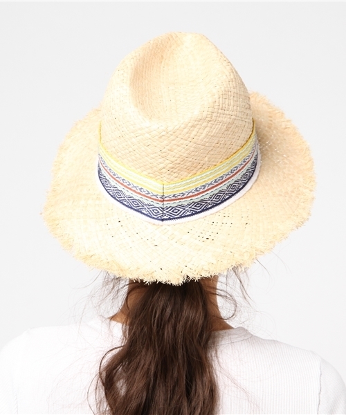 チャイハネ（チャイハネ）の「【チャイハネ】フリンジラフィアハット（ハット・レディース・ナチュラル/ブラウン・FREE）」の5枚目の写真