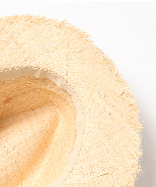 チャイハネ（チャイハネ）の「【チャイハネ】フリンジラフィアハット（ハット・レディース・ナチュラル/ブラウン・FREE）」の6枚目の写真
