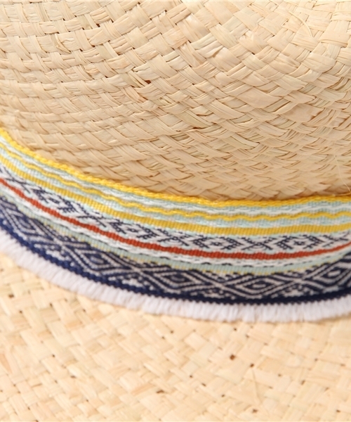 チャイハネ（チャイハネ）の「【チャイハネ】フリンジラフィアハット（ハット・レディース・ナチュラル/ブラウン・FREE）」の7枚目の写真