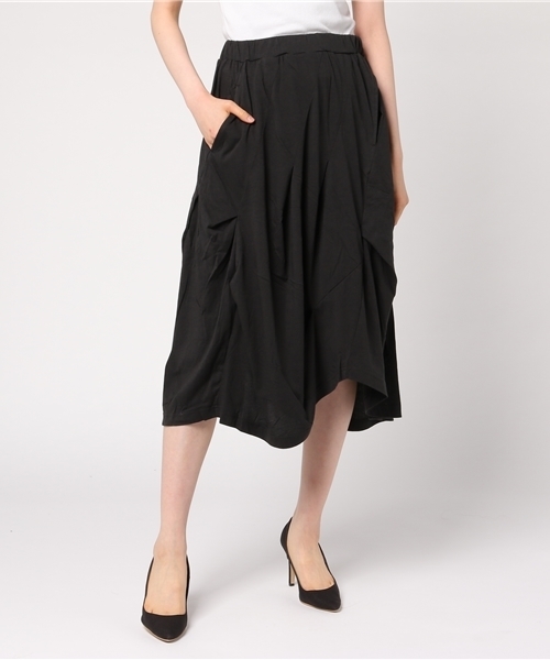 mercibeaucoup,(メルシーボークー)の「S B:ひかえめてろてん(S)(スカート・レディース・カーキ/ブラック・01)」の12枚目の写真