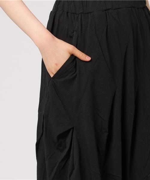 mercibeaucoup,(メルシーボークー)の「S B:ひかえめてろてん(S)(スカート・レディース・カーキ/ブラック・01)」の8枚目の写真