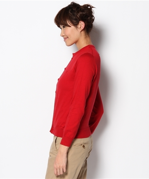 BEAMS BOY（ビームスボーイ）の「BEAMS BOY / 14GBB刺繍 クルーカーディガン（カーディガン/ボレロ・レディース・レッド/オレンジ/イエロー/ミント/ブルー系その他/その他1・0/1）」の11枚目の写真