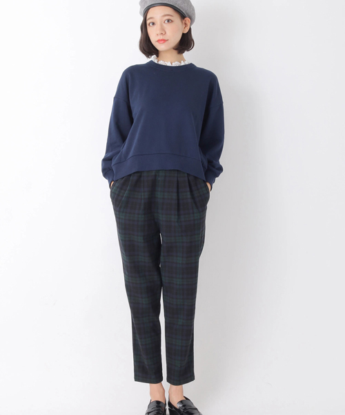 earth music&ecology（アースミュージックアンドエコロジー）の「・タックテーパードパンツ（その他パンツ・レディース・キャメル/ネイビー/グリーン系その他/その他・M/S）」の17枚目の写真