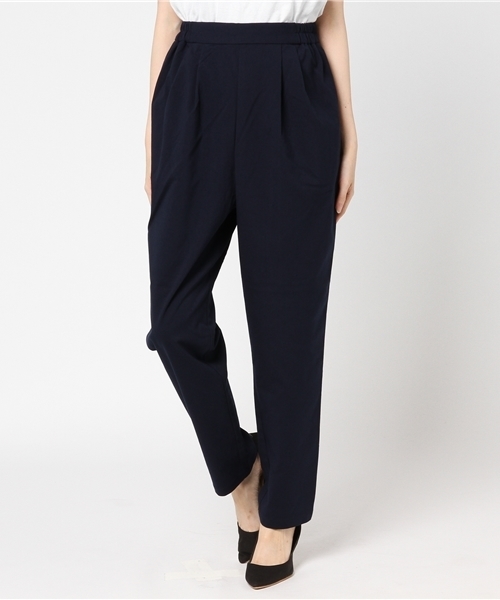 earth music&ecology（アースミュージックアンドエコロジー）の「・タックテーパードパンツ（その他パンツ・レディース・キャメル/ネイビー/グリーン系その他/その他・M/S）」の13枚目の写真