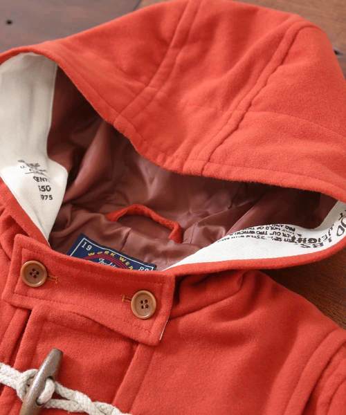 CUBE SUGAR（キューブシュガー）の「メルトンダッフルコート（ダッフルコート・レディース・ロイヤルブルー/マスタード/ネイビー/オレンジ/グリーン/カーキ・M）」の16枚目の写真