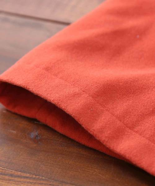 CUBE SUGAR（キューブシュガー）の「メルトンダッフルコート（ダッフルコート・レディース・ロイヤルブルー/マスタード/ネイビー/オレンジ/グリーン/カーキ・M）」の12枚目の写真