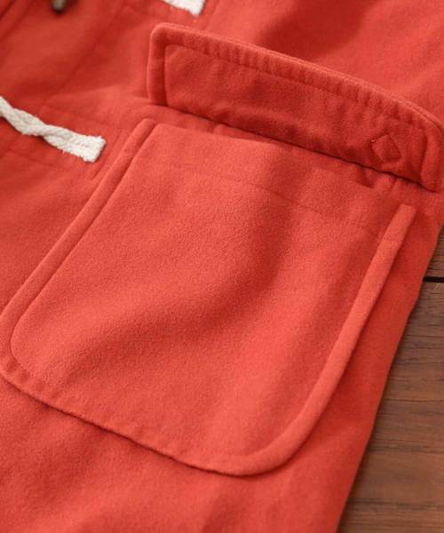 CUBE SUGAR（キューブシュガー）の「メルトンダッフルコート（ダッフルコート・レディース・ロイヤルブルー/マスタード/ネイビー/オレンジ/グリーン/カーキ・M）」の9枚目の写真