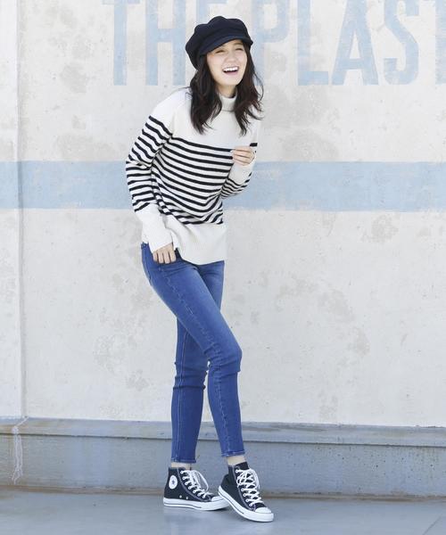 coen（コーエン）の「ウォームスキニーデニムパンツ（デニムパンツ・レディース・ブルー/ネイビー・MEDIUM/LARGE/SMALL）」の14枚目の写真