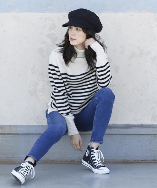 coen（コーエン）の「ウォームスキニーデニムパンツ（デニムパンツ・レディース・ブルー/ネイビー・MEDIUM/LARGE/SMALL）」の9枚目の写真