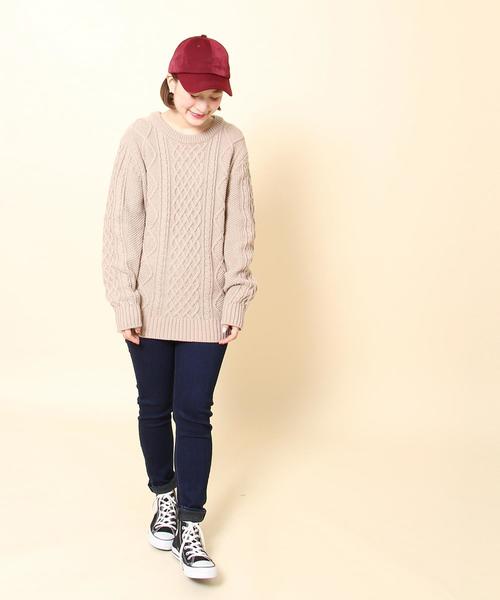 coen（コーエン）の「ウォームスキニーデニムパンツ（デニムパンツ・レディース・ブルー/ネイビー・MEDIUM/LARGE/SMALL）」の5枚目の写真