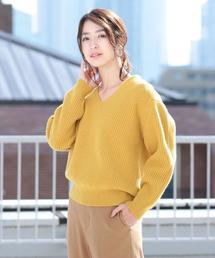 BEAUTY&YOUTH UNITED ARROWS | BY ハミルトンウールアゼＶネックニット ◆(ニット/セーター)