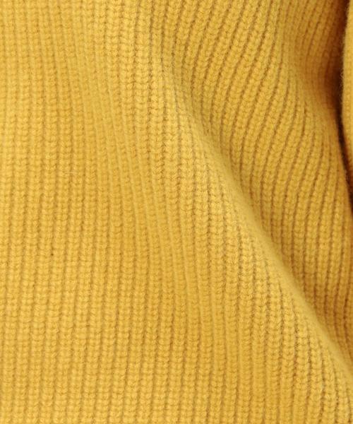 BEAUTY&YOUTH UNITED ARROWS（ビューティーアンドユースユナイテッドアローズ）の「BY ハミルトンウールアゼＶネックニット ◆（ニット/セーター・レディース・イエロー/ライム/ナチュラル・FREE）」の11枚目の写真