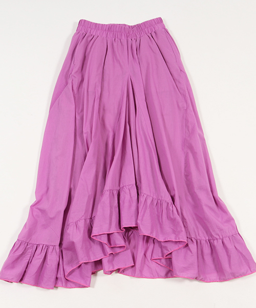 CAMBIO（カンビオ）の「rsk969-アシンメトリーフリルマキシスカート（スカート・レディース・ブラック/ピンク/ターコイズブルー・FREE）」の19枚目の写真