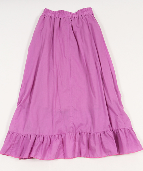 CAMBIO（カンビオ）の「rsk969-アシンメトリーフリルマキシスカート（スカート・レディース・ブラック/ピンク/ターコイズブルー・FREE）」の22枚目の写真