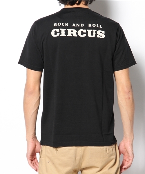HYSTERIC GLAMOUR（ヒステリックグラマー）の「RS/ROCK AND ROLL CIRCUS pt T-SH（Tシャツ/カットソー・メンズ・ホワイト/ブルー/ブラック・SMALL/MEDIUM/LARGE）」の5枚目の写真