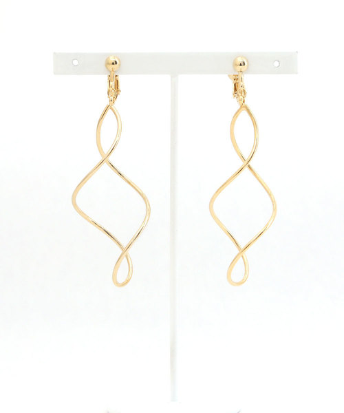 colleca la（コレカラ）の「ツイストフレームのフックピアス・イヤリング（ピアス（両耳用）・レディース・A/B/C/D・FREE）」の14枚目の写真